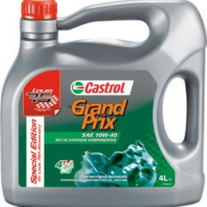 4 Liter Castrol 10w-40 gran prix engine oil.