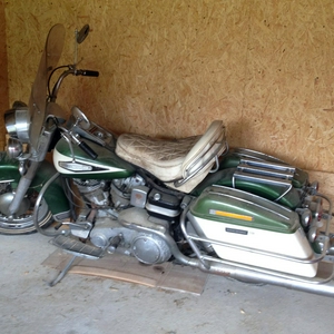 Harley Davidson Electra Glide '69 "schuurvondst"