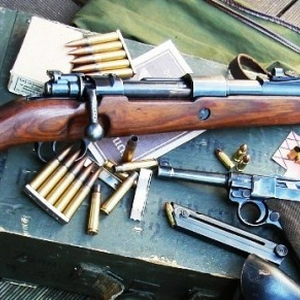 Mauser K98k & Luger P08
