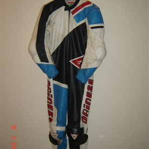 race-overal merk Dainese mt. 52 Blauw/wit