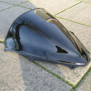 GSXR 600/750 Zwarte dublebubble kuipruit