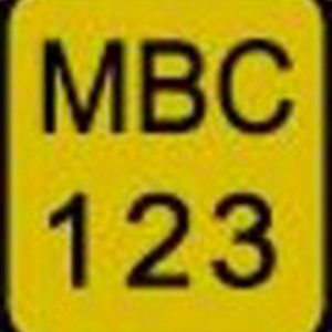 Belgisch motorkenteken 14x17,5 cm