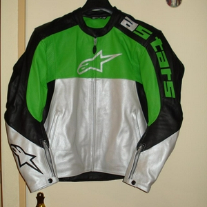 Alpinestars stunt2 jacket kawagreen