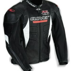 Clover Lederen motorjacket jas