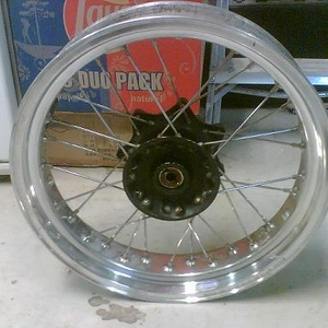 Akront supermoto voorvelg 17"