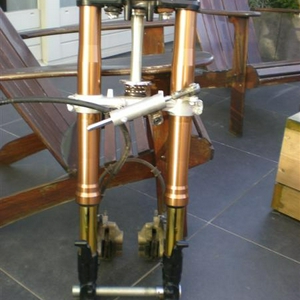 Voorvork GSXR1300 hayabusa 2006, kroonplaten en remklauwen
