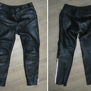 leren motorbroek maat 52