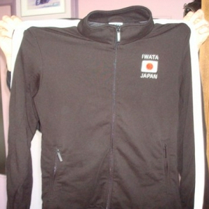 yamaha/sweatshirt met rits zwart m large