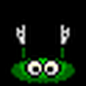 a green smily jumping.gif