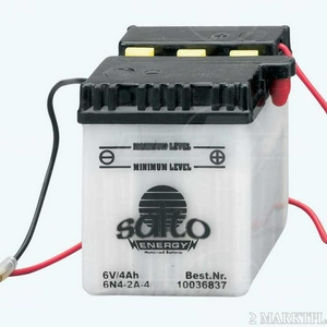 Nieuwe motor/brommer accu 6 volt
